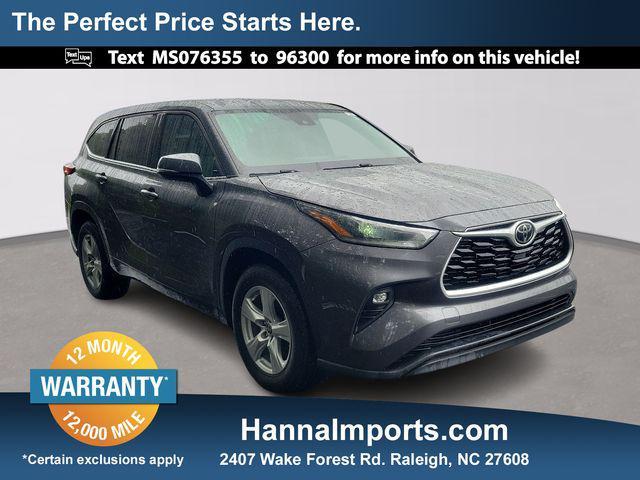 2021 toyota highlander le