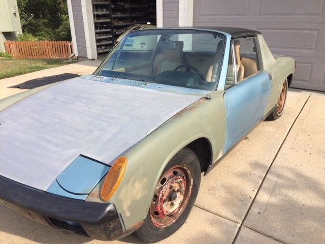 914 porsche 2.0 marathon metalic blue rare 98 paint code & color combination