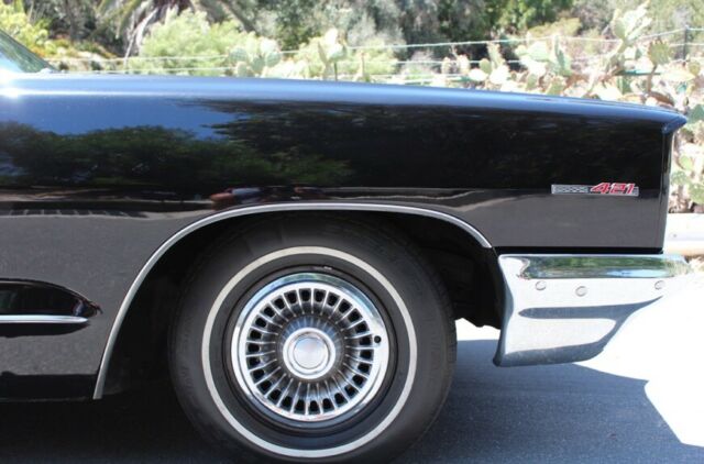421 pontiac 2+2 convertible california born black / black / black turn key