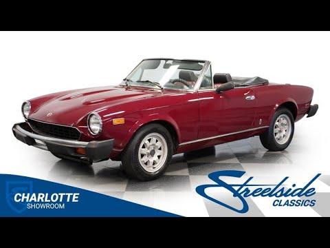 1979 fiat spider in concord, north carolina