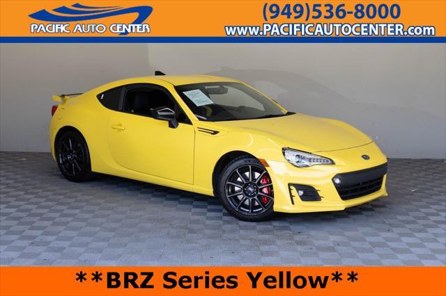 2017 subaru brz series. yellow