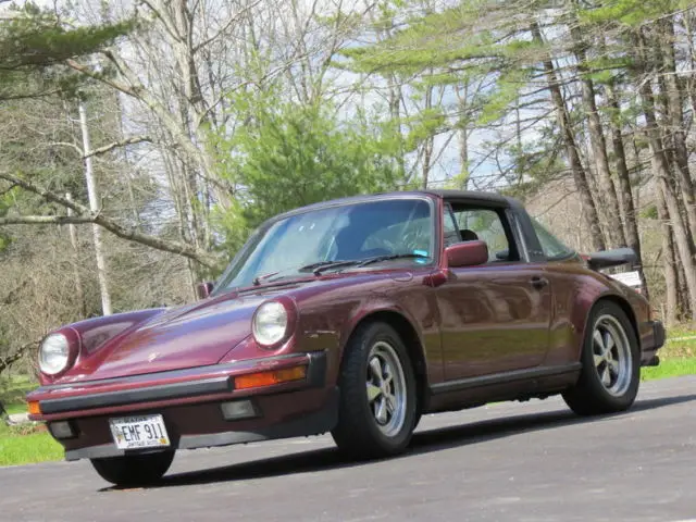 beautiful, classic 1984 porsche 911 carrera targa