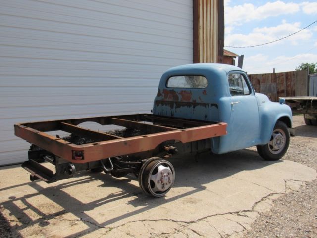 1949 studebaker one ton flatbed truck. west texas ranch find. solid