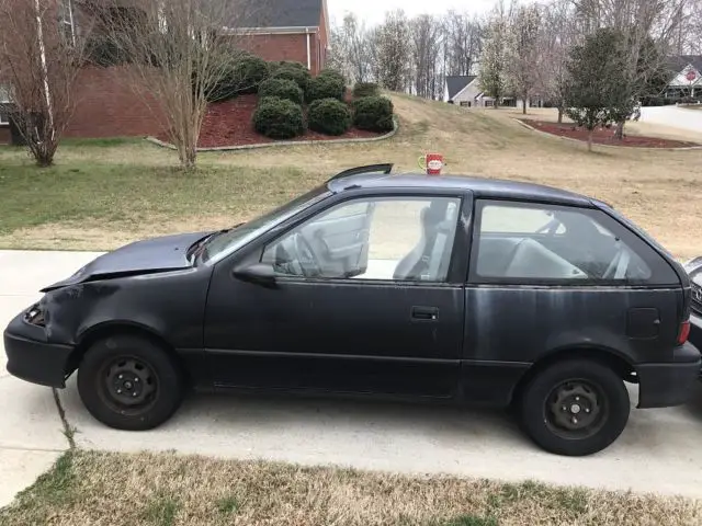 1994 geo metro black 2 door
