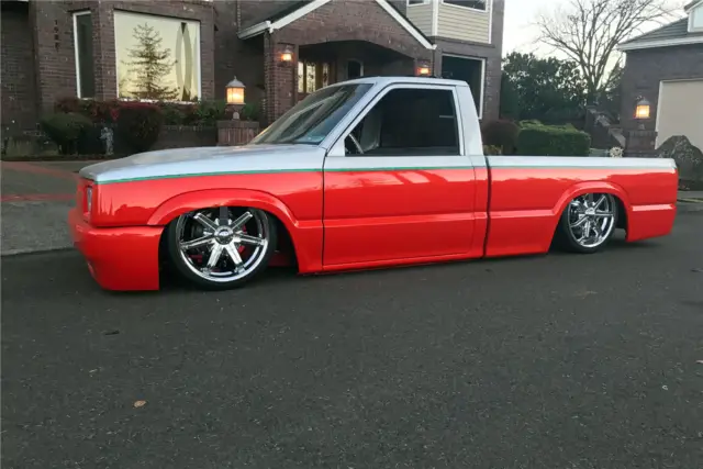 1992 mazda b2000 custom pickup, air ride suspension, low rider, mini truck