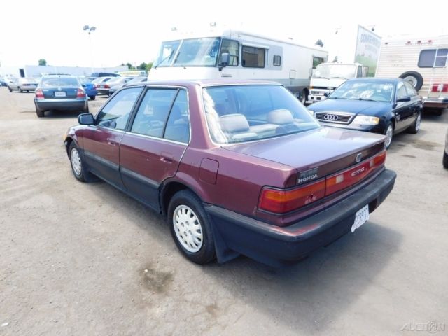 c 1991 honda civic lx 1.5l i4 16v manual no reserve