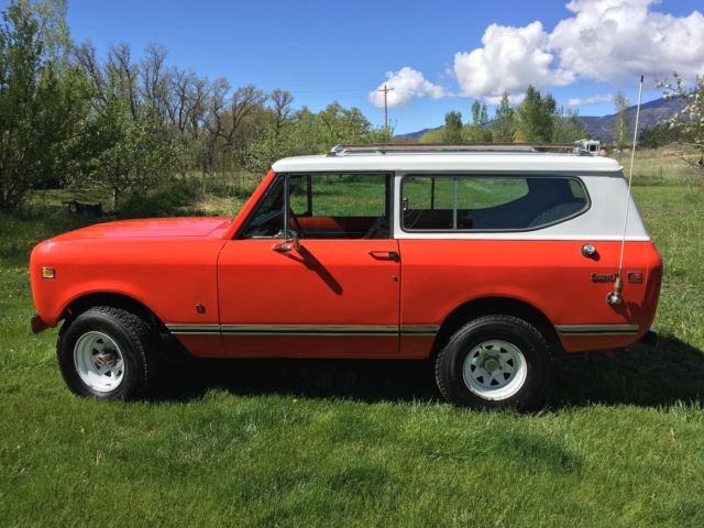 1973 international scout ii no reserve!!!!!!!!!! jeep bronco blazer 4x4 offroad