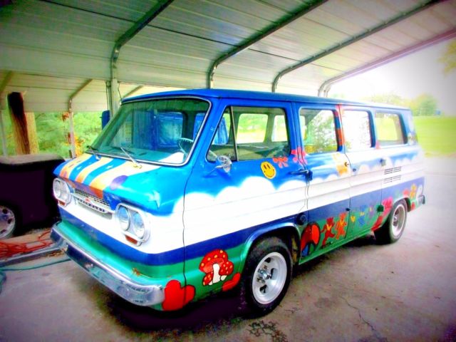 1964 chevrolet corvair greenbrier 8 door window van grateful dead toy car lot