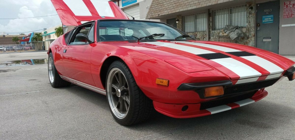 1975 detomaso pantera drop dead gorgeous. extremely rare. factory documentation