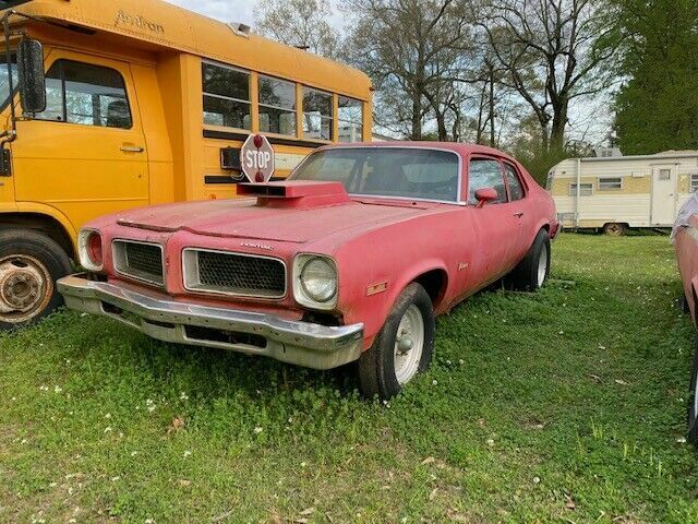 1974 pontiac ventura hatchback ex drag car was bbc 4:88 posi. frame connected