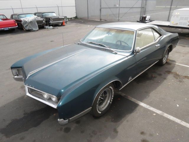 1966 buick riviera hardtop 2-door 7.0l wildcat 425 v8 wildcat engine no reserve