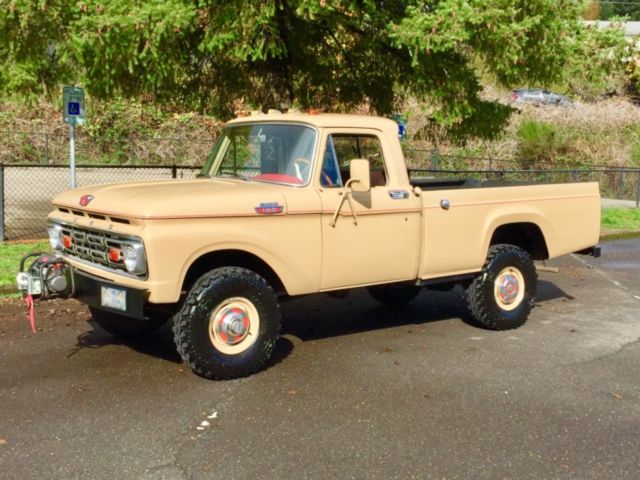 1964 ford f100 4x4 custom cab (have owned it for 30 years)