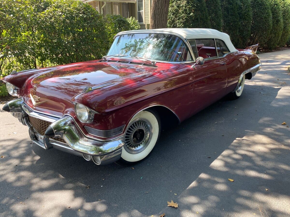 57 cadillac eldorado biarritz, museum car in storage since the early 80's