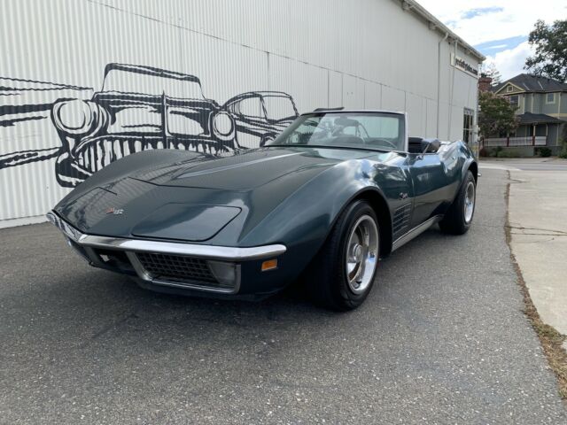 1970 chevrolet corvette 93954 miles green convertible