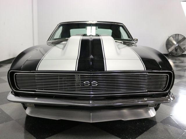 1967 chevrolet camaro restomod 2211 miles black coupe 502 v8 5 speed manual