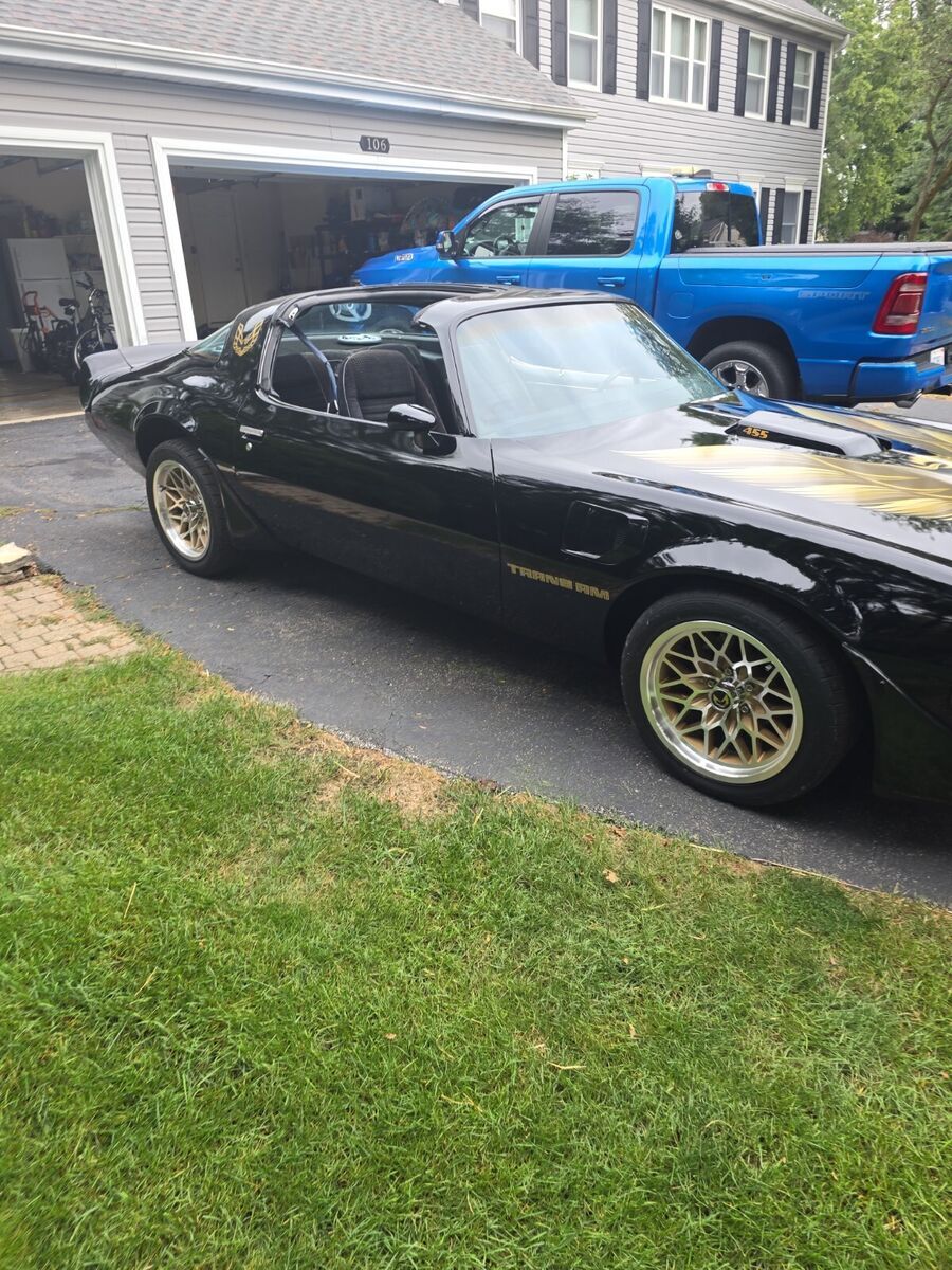1979 pontiac trans am sportscar black t tops