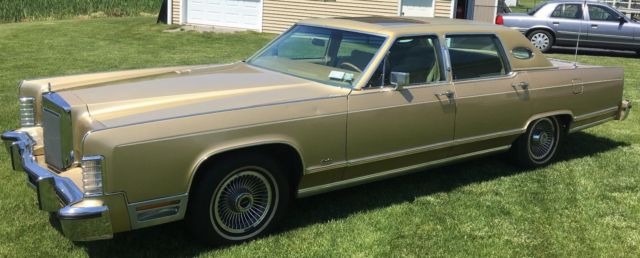 1979 lincoln continental town car sedan, rust free, what a luxury car should be!