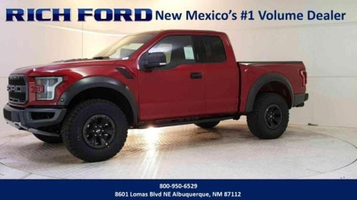 2018 ford f-150 raptor 4x4 raptor 4dr supercab 5.5 ft. sb for sale in albuquerque, new mexico