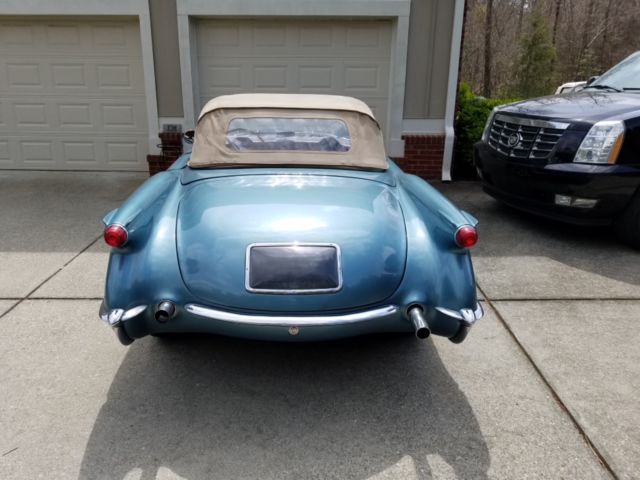 1954 corvette, frame off,total restoration, pennant blue