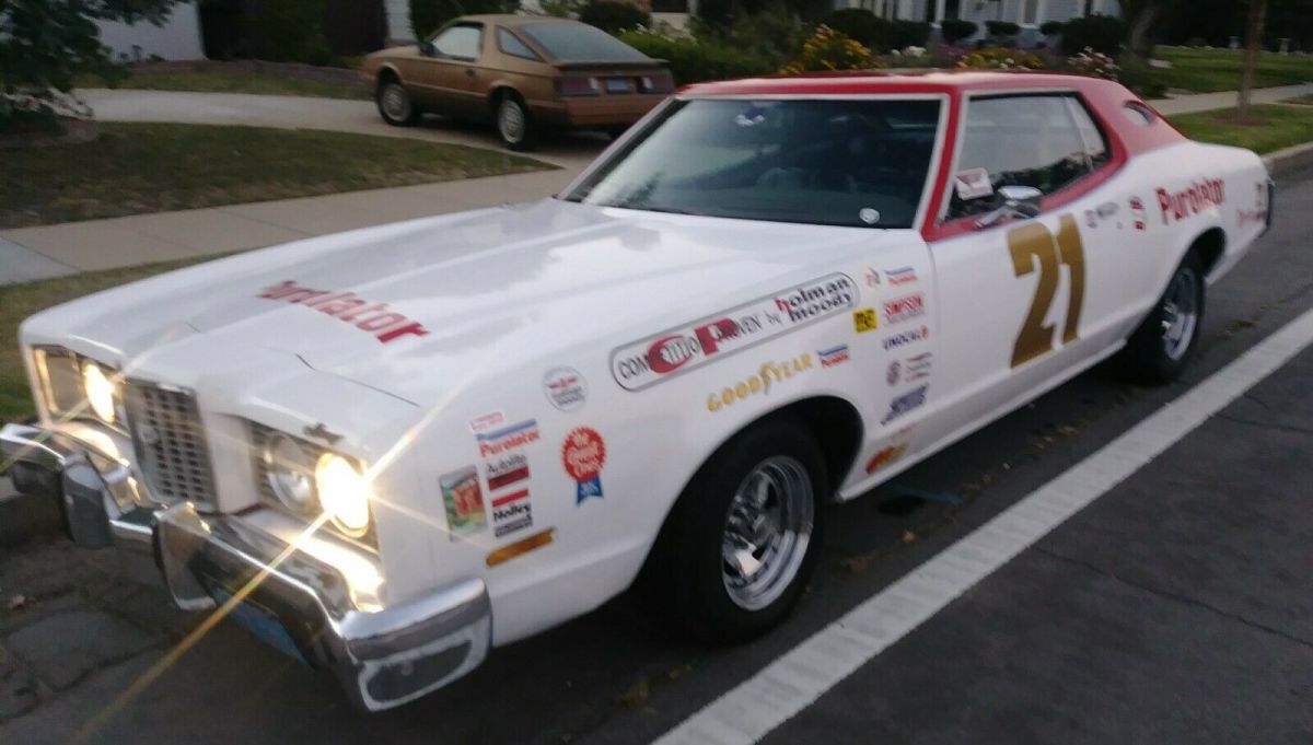 1973 mercury montego mx tribute car for david pearson #21 nascar hall of famer