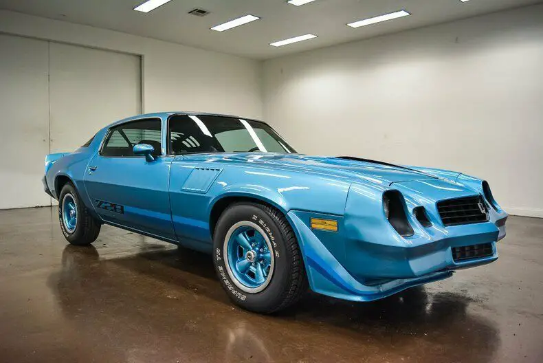 1979 chevrolet camaro z/28 89430 miles blue coupe 350 chevrolet v8 turbo 350