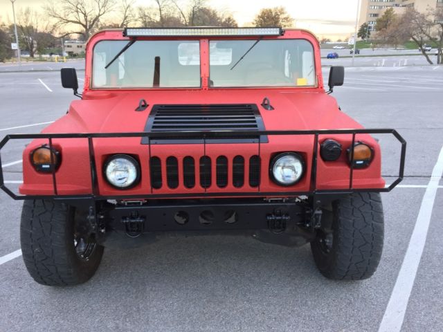 1987 hummer h1 (humvee m998 hmmwv) kevlar painted street legal title