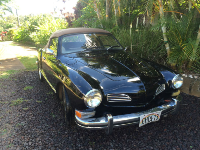 1973 karmann ghia convertable no reserve