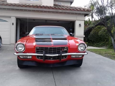 1972 camaro z28 cranberry red perfect southern california car garage kept