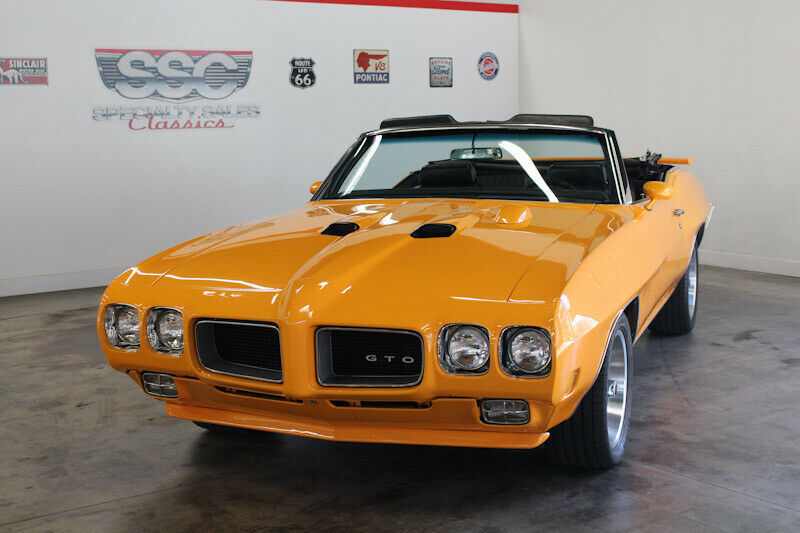 1970 pontiac gto 96179 miles orbit orange convertible