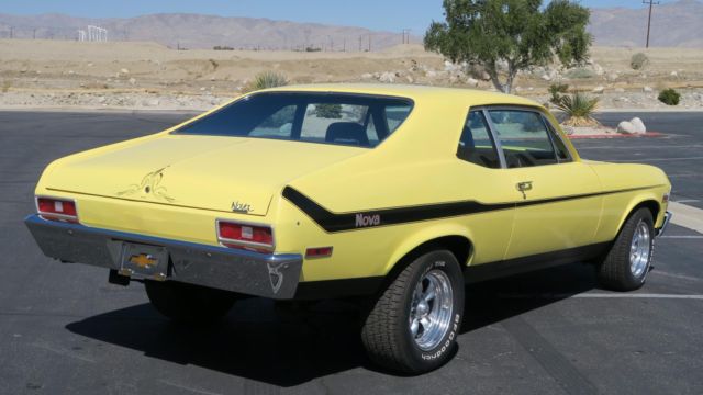 1972 chevrolet nova 396 4 speed! van nuys ca built! p/s! disc! clean!!