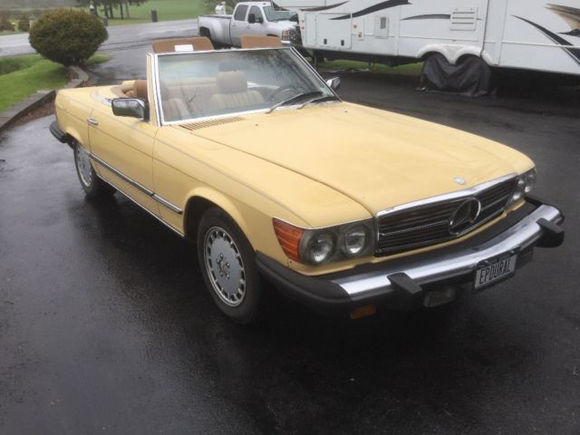 mercedes benz 380sl good shape, new convertible top and seats