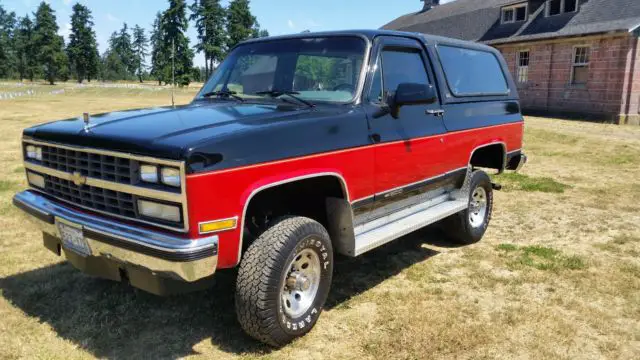 1990 chevorlet k5 blazer 4x4 95k original 350 5.7l selling world wide no reserve