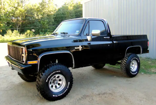 1985 chevy 4x4 truck frame off $16k reciepts ac 402 big block 700r4 35's lift ck
