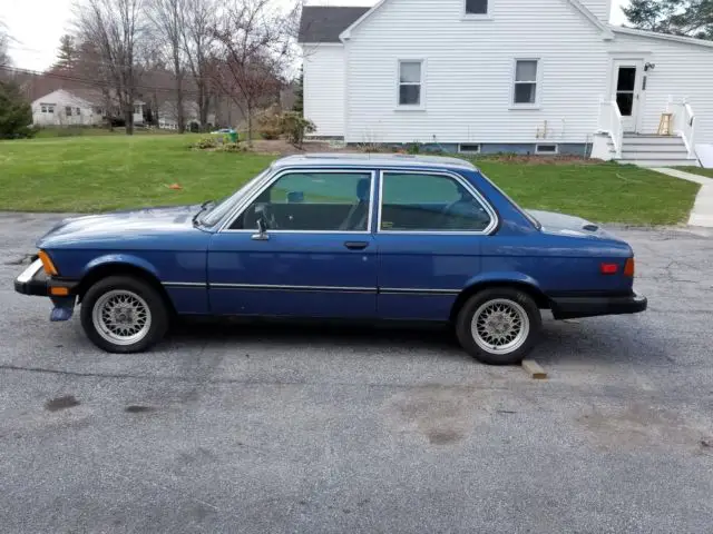 1978 bmw 320i e21 blue on excellent black recaro interior
