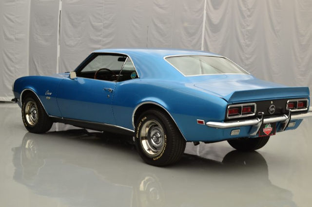 68 camaro rs/ss 427ci v8 w/aluminum heads borg warner 4spd a/c
