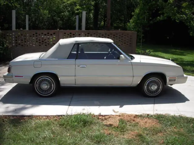 1984 chrysler lebaron convertible - mark cross