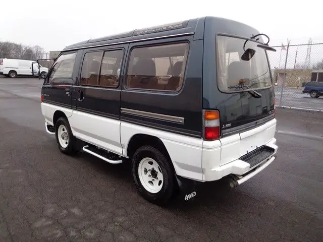 1990 mitsubishi delica 4wd 4x4 syncro 5 speed manual turbo diesel nice !!!