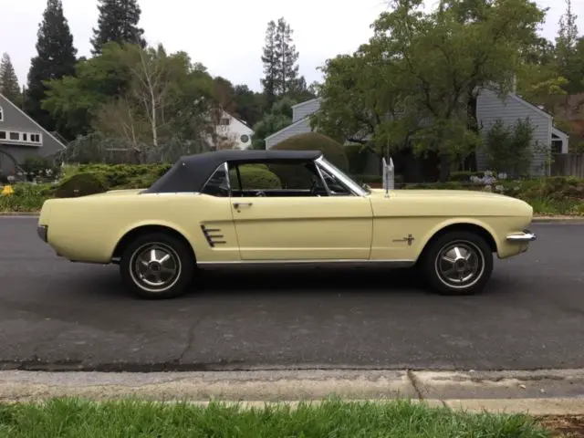 1966 ford mustang convertible—lo miles and excellent rust free example