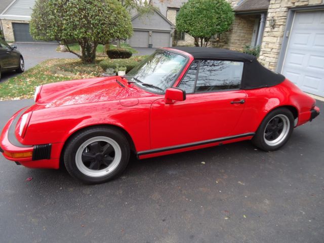 1988 porsche 911 carrera cab