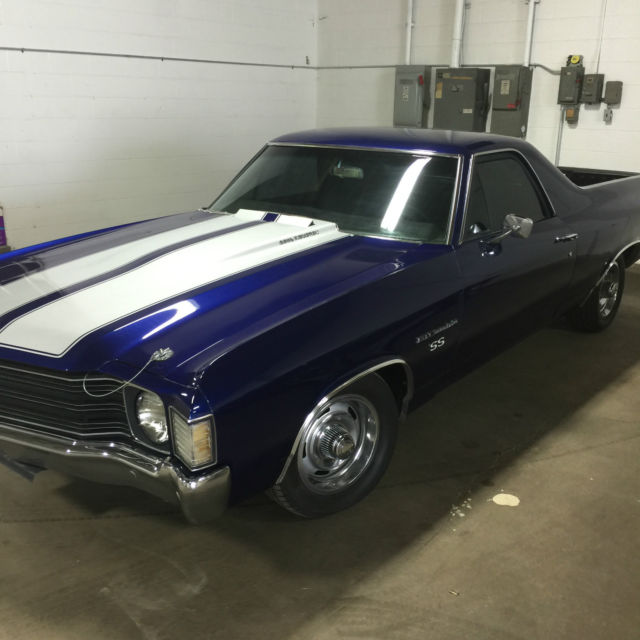 1972 chevrolet el camino true ss standard cab pickup 2-door bucket seats