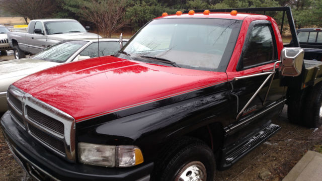 1994 dodge 3500 cummins turbo diesel flatbed super low miles
