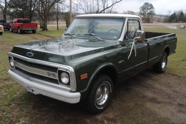 1970 chev c10 longbed pickup, unmolested southern original pu with low miles!
