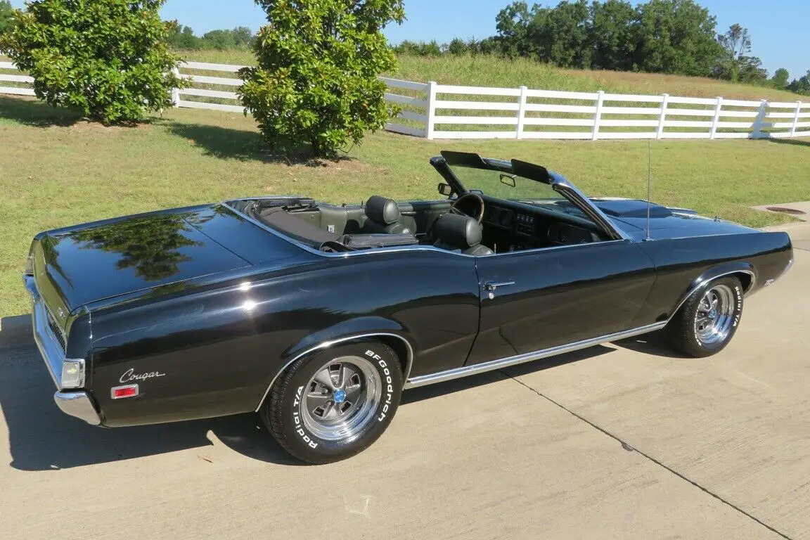 1969 ford mercury cougar xr-7 convertible 351 automatic transmission - loaded