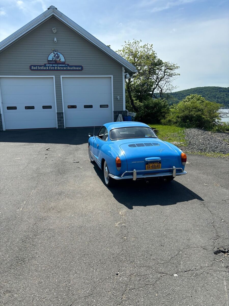 1970 volkswagen 1600 karmann-ghia coupe blue