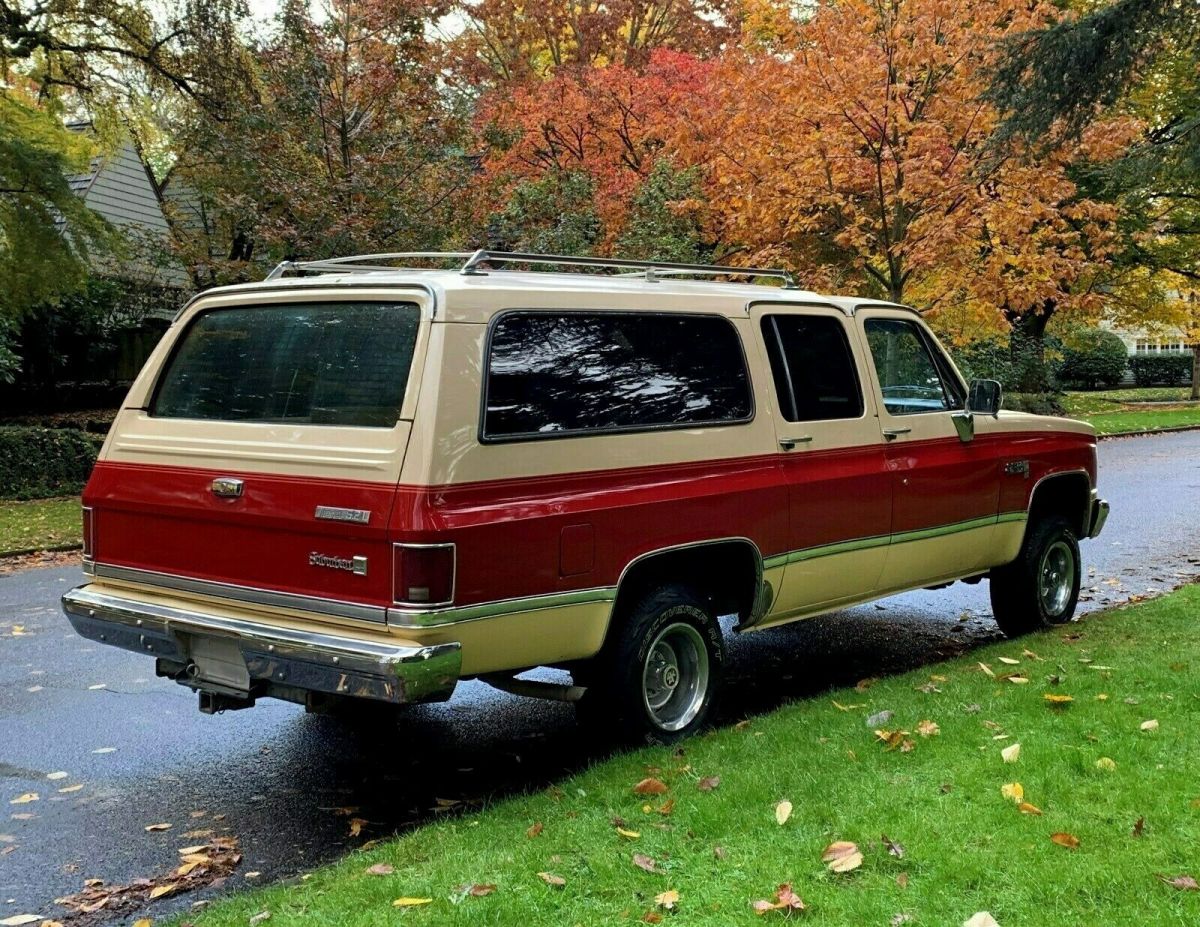 1986 gmc suburban 4x4 1500 1/2ton 6.2'liter diesel v8 engine 75k original miles