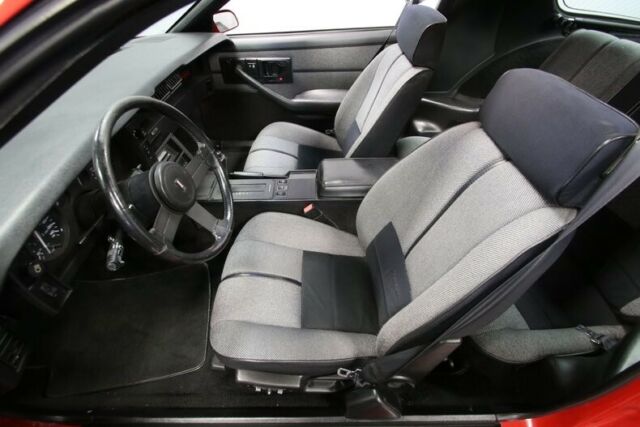 classic vintage t tops red black gray cloth interior tuned port injection chevy