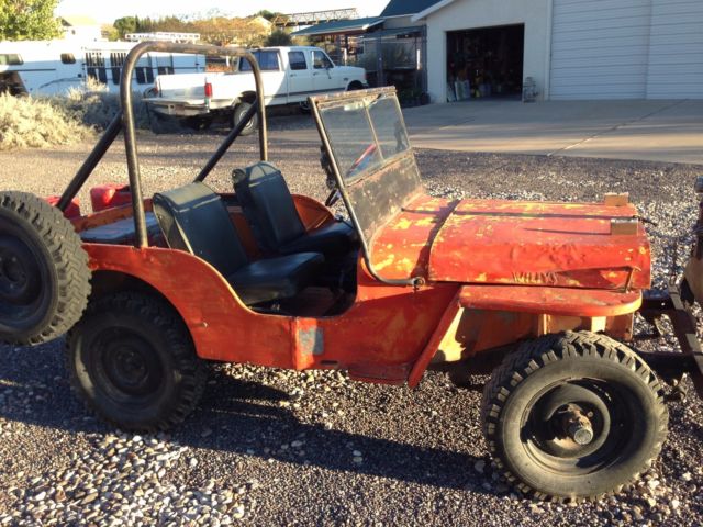 1948 cj2 willy's jeep willys cj 4x4 runs good moab adventure stock engine