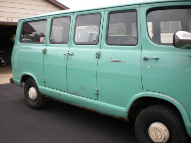 1967 chevrolet (g10 not g20) sportvan108 59,000 miles! 3 speed manual shift