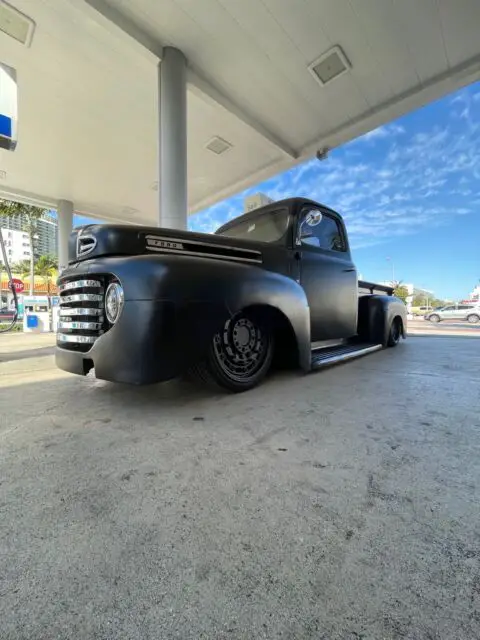 1950 ford f1 pickup black rwd automatic