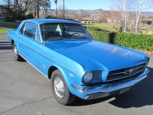 1965 mustang coupe with 48k original miles a/c original interior rust free car!